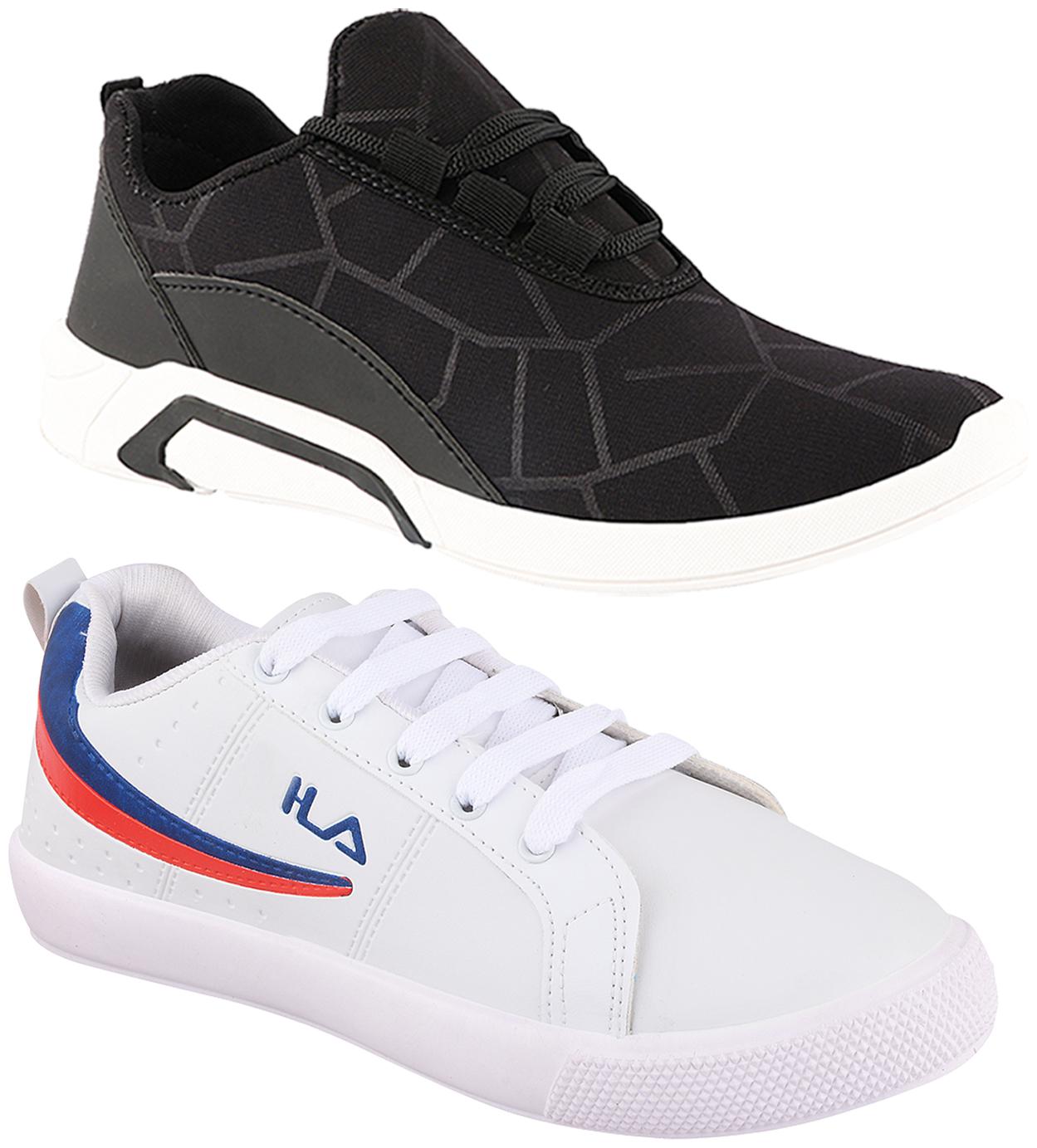

Birde Multicolor Synthetic Casual Shoes For Men (Pack of 2)
