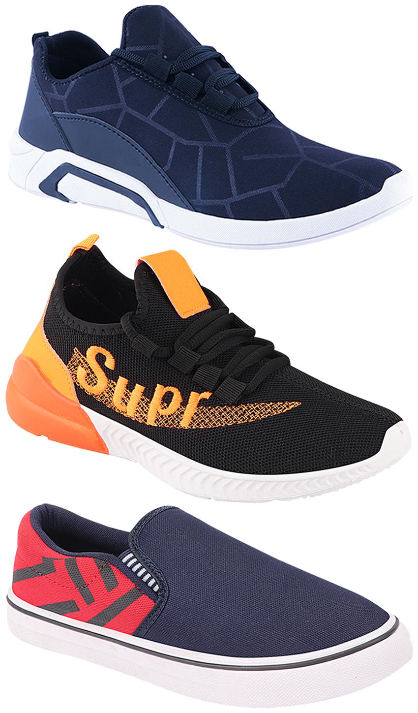 

Birde Men Multi-Color Casual Shoes - CASUAL SPORTS SNEAKERS RUNNNING SHOES - BRD-300-BLU-308-RED-331