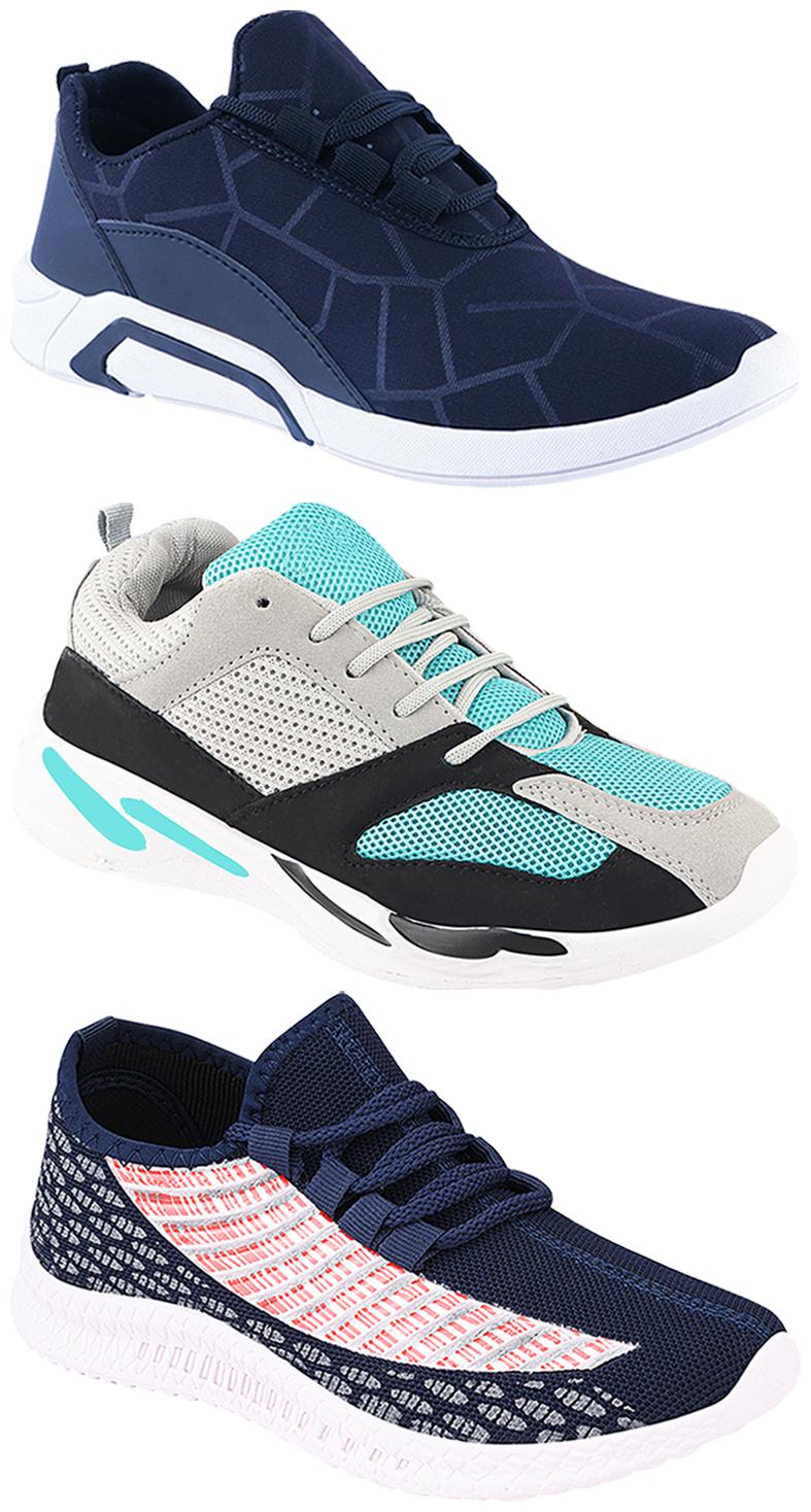 

Birde Men Multi-Color Casual Shoes - CASUAL SPORTS SNEAKERS RUNNNING SHOES - BRD-300-BLU-315-332