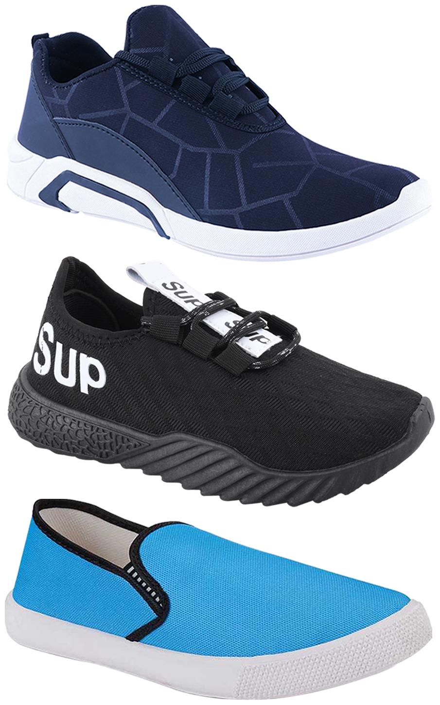 

Birde Men Multi-Color Casual Shoes - CASUAL SPORTS SNEAKERS RUNNNING SHOES - BRD-300-BLU-309-SKY-384