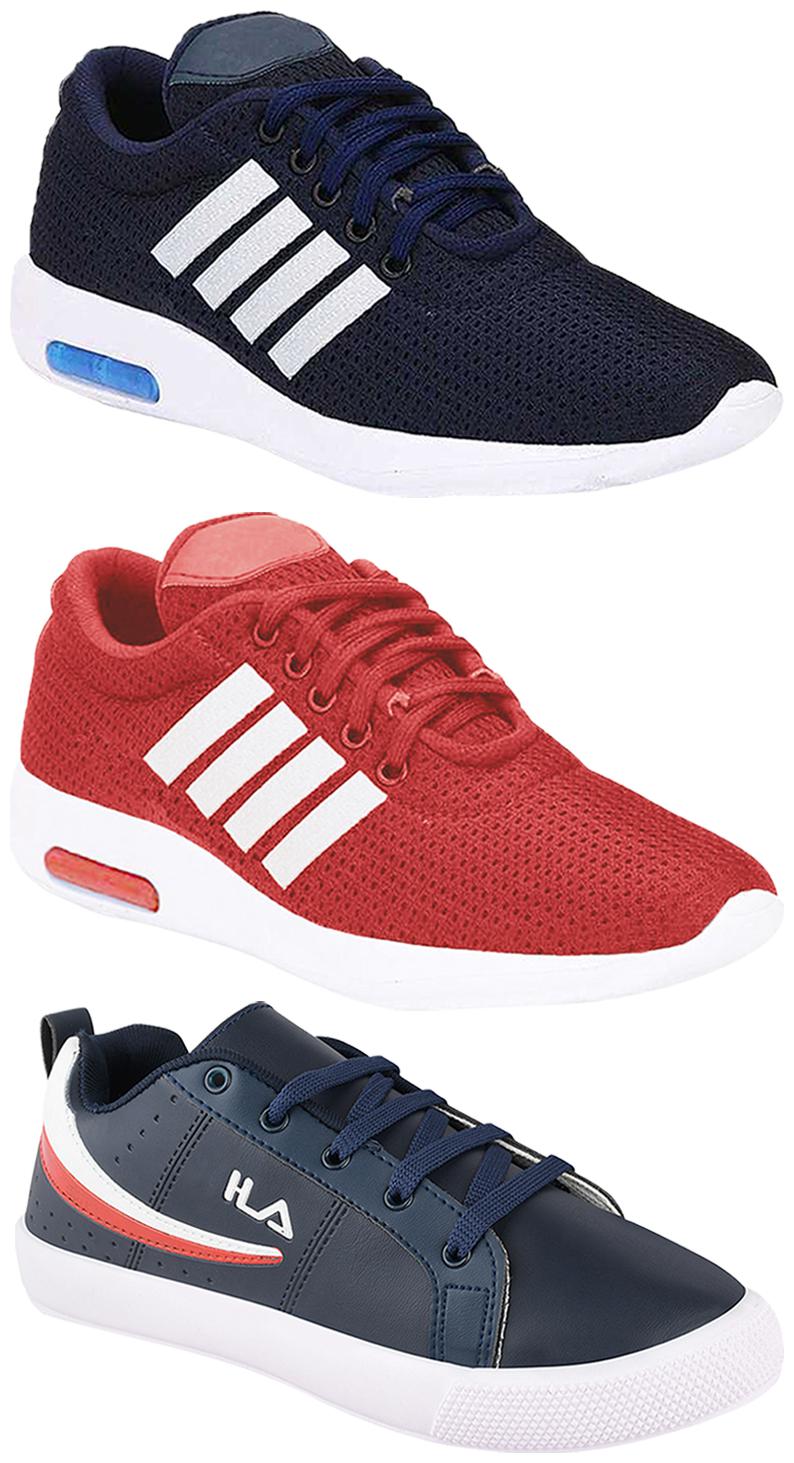 

Birde Men Multi-Color Casual Shoes - BRD-304-BLU BRD-304-RD BRD-365