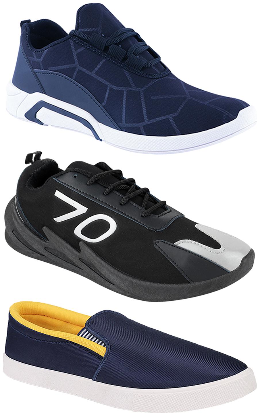 

Birde Men Multi-Color Casual Shoes - CASUAL SPORTS SNEAKERS RUNNNING SHOES - BRD-300-BLU BIRDE-52-350