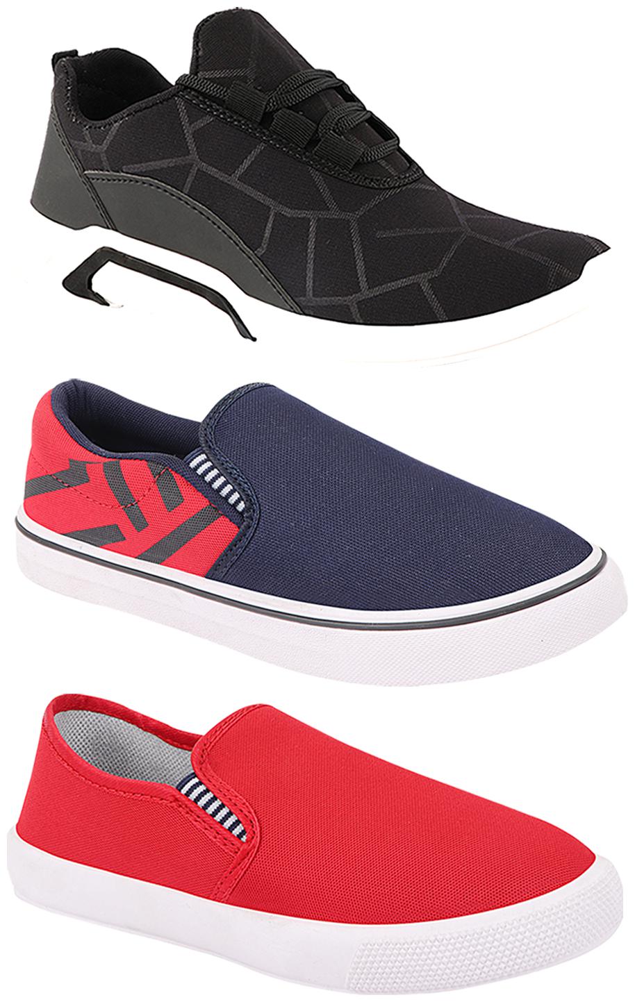 

Birde Men Multi-Color Casual Shoes - BRD-300-BLK-308-RED-309-RD
