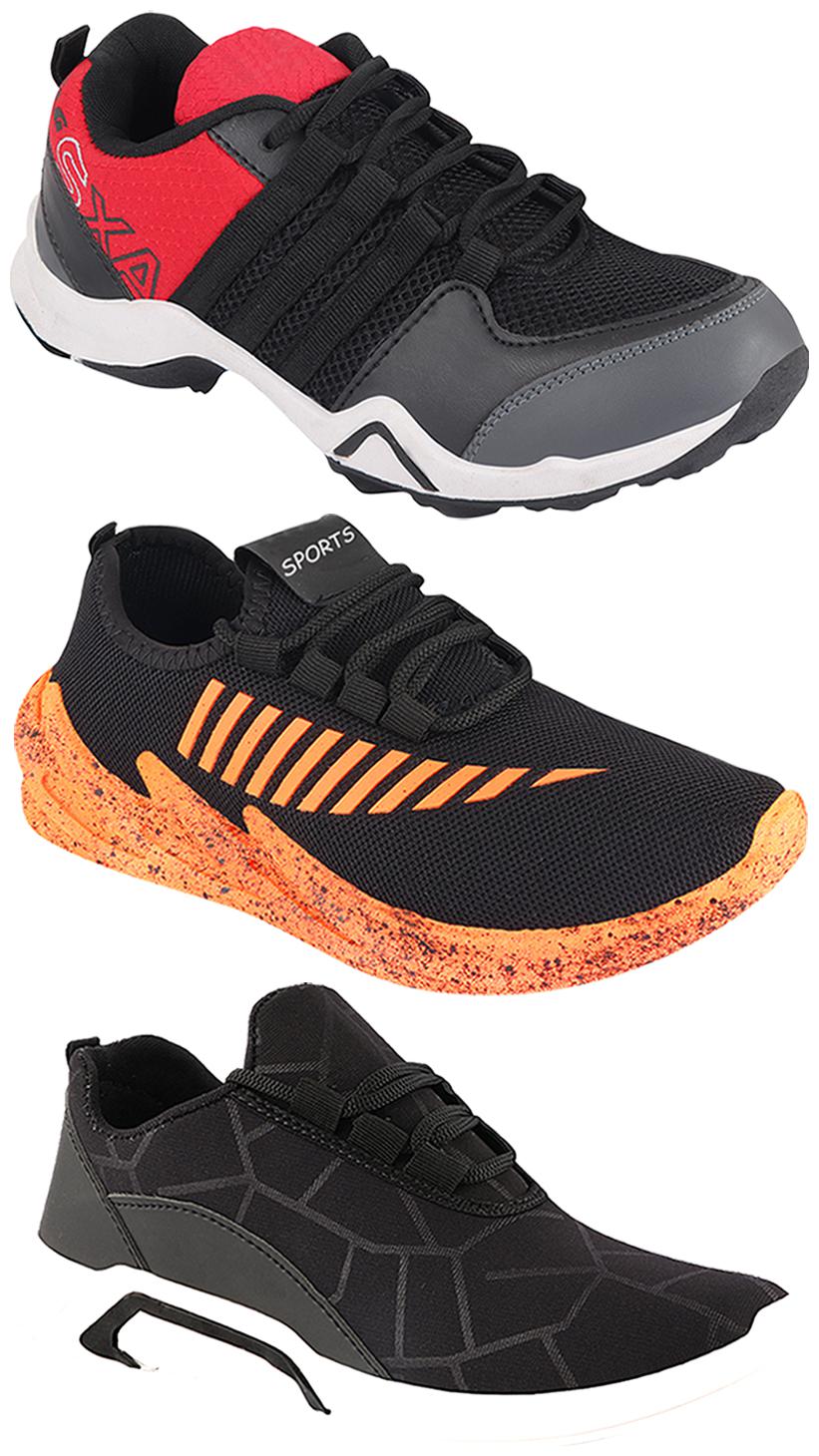 

Birde Men Multi-Color Casual Shoes - BRD-300-BLK AX-2-324-ORNG