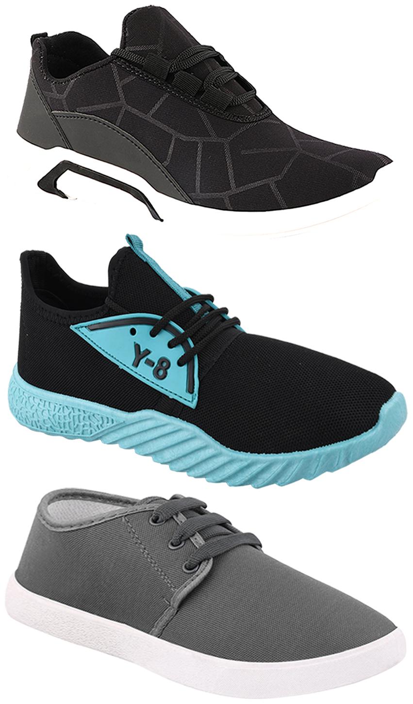 

Birde Men Multi-Color Casual Shoes - BRD-300-BLK-1079-386