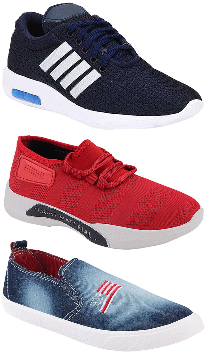 

Birde Men Multi-Color Casual Shoes - BRD-304-BLU BRD-301-RD BRD-1220