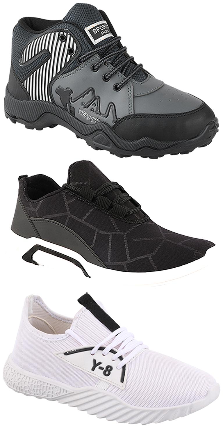 

Birde Men Multi-Color Casual Shoes - BRD-300-BLK-367-377