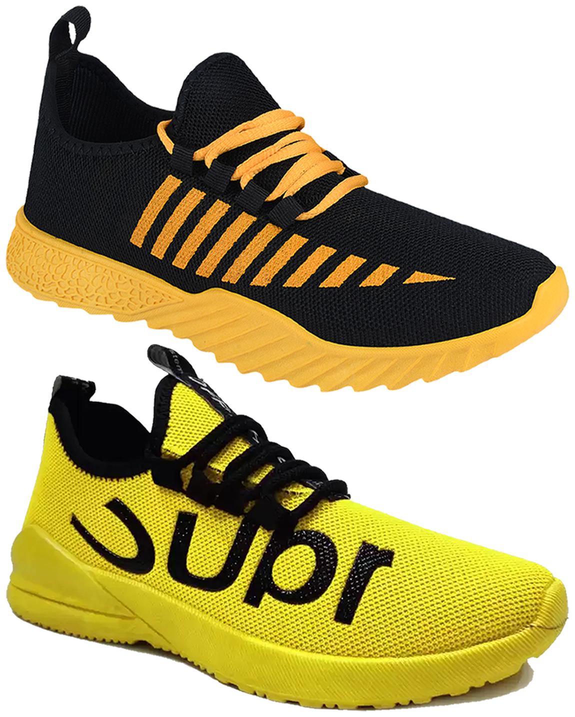 

Birde Men Multi-Color Casual Shoes - BRD-360-BL-SUPER-YLW