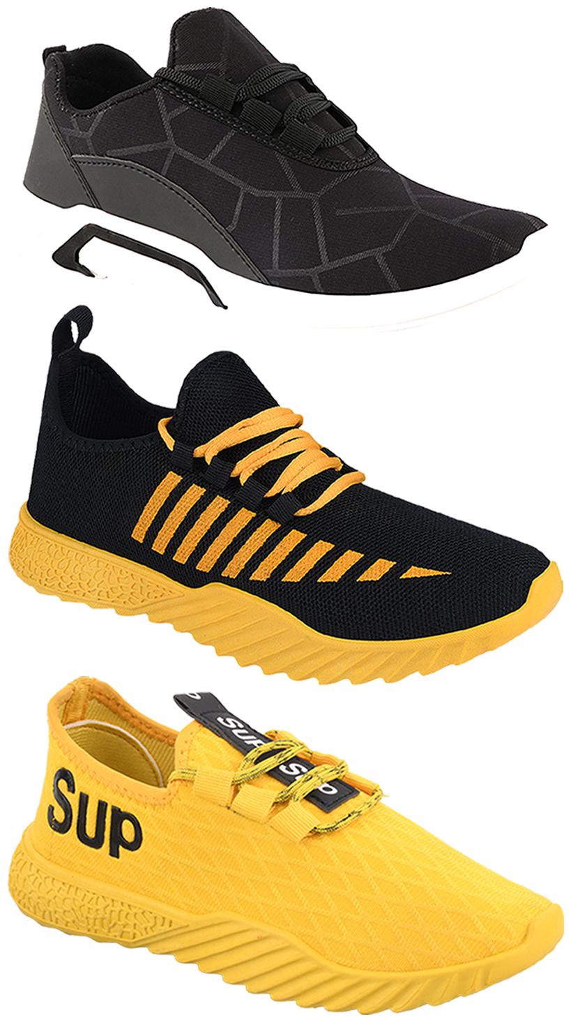 

Birde Men Multi-Color Casual Shoes - CASUAL SPORTS SNEAKERS RUNNNING SHOES - BRD-300-BLK-360-383