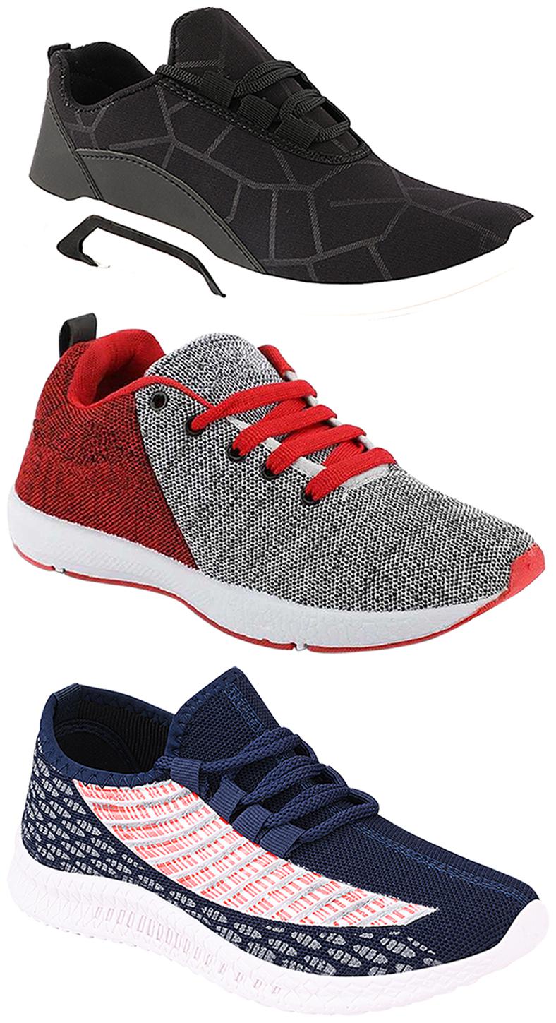 

Birde Men Multi-Color Casual Shoes - CASUAL SPORTS SNEAKERS RUNNNING SHOES - BRD-300-BLK-315-222