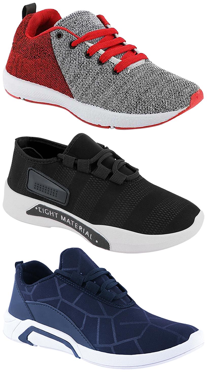 

Birde Men Multi-Color Casual Shoes - BRD-300-BLU-301-BLK-222
