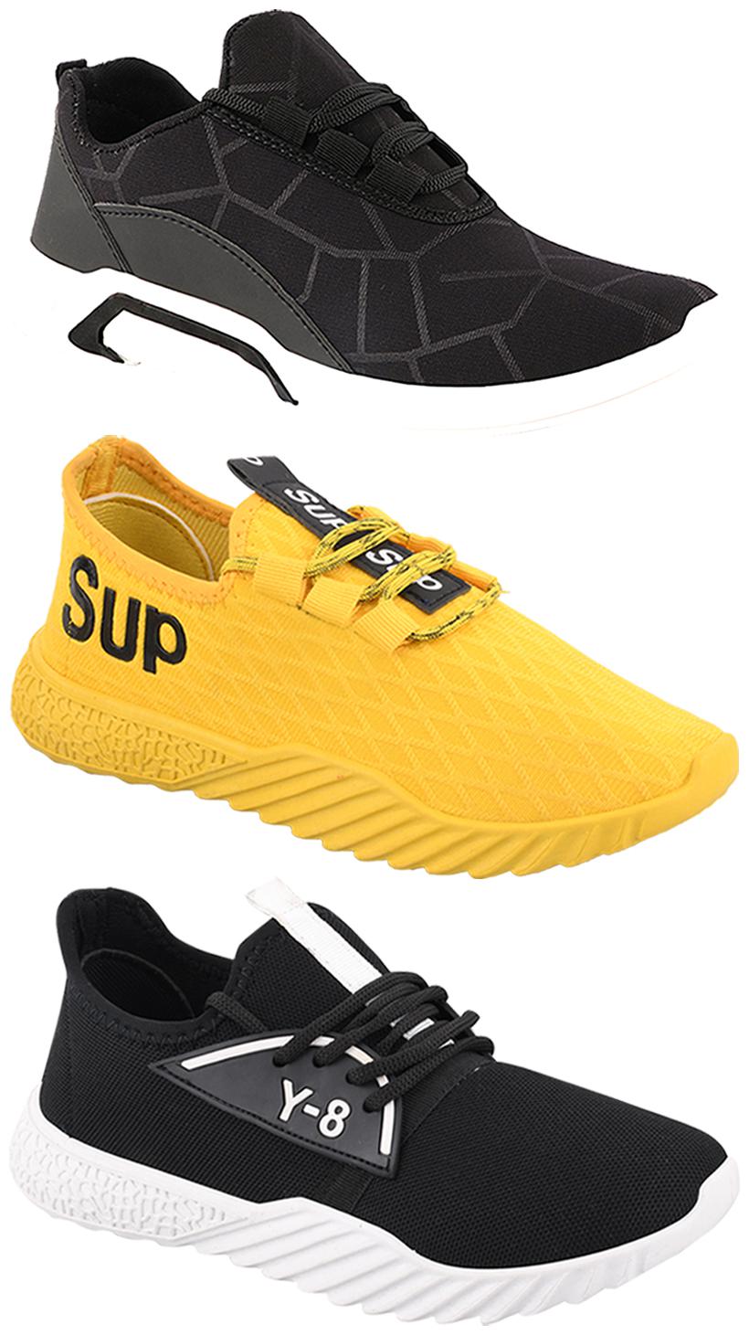 

Birde Men Multi-Color Casual Shoes - CASUAL SPORTS SNEAKERS RUNNNING SHOES - BRD-300-BLK-378-383