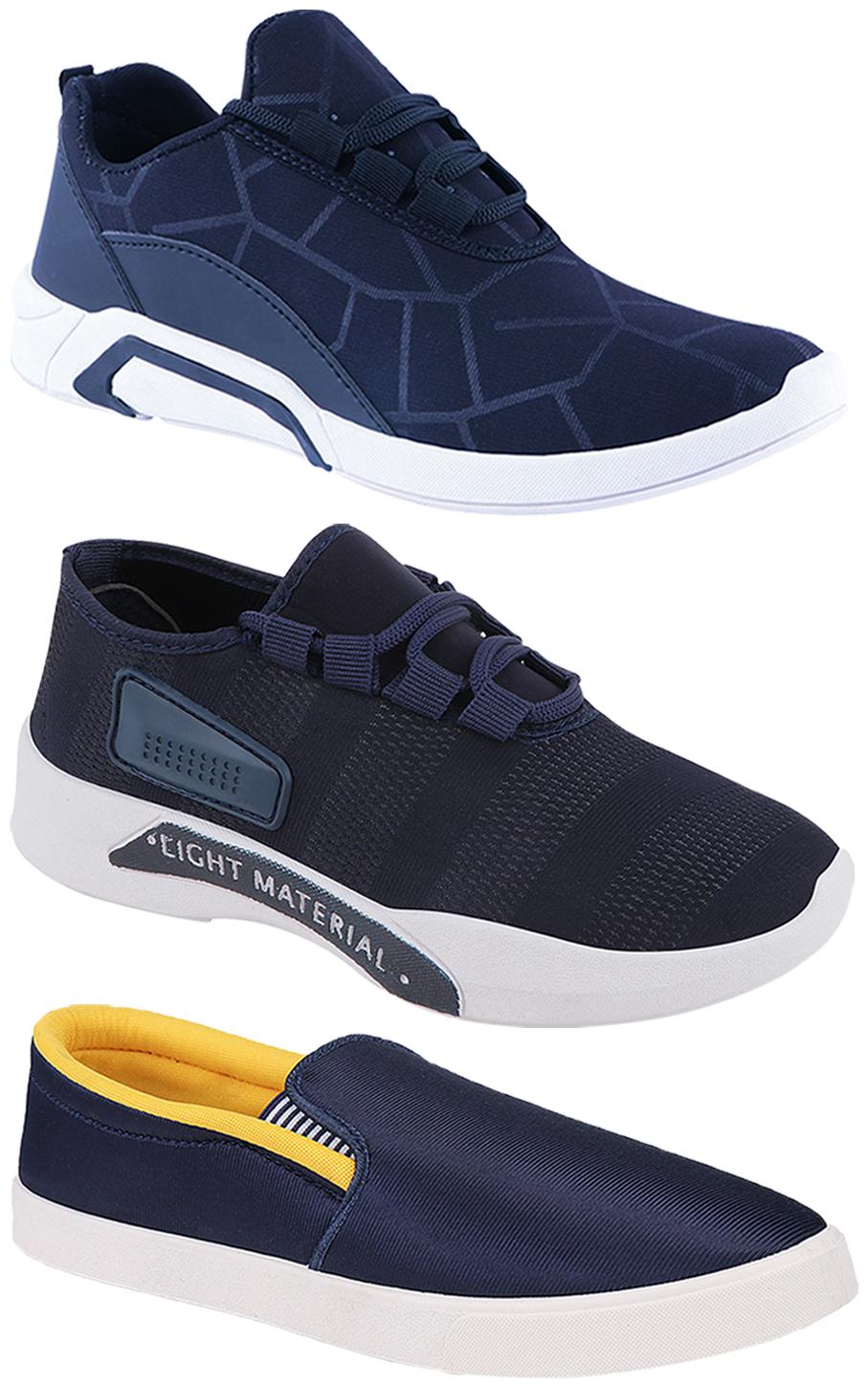 

Birde Men Multi-Color Casual Shoes - BRD-300-BLU-301-BLU BIRDE-52