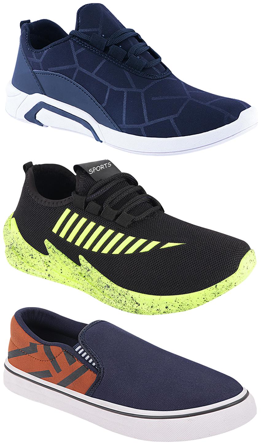 

Birde Men Multi-Color Casual Shoes - CASUAL SPORTS SNEAKERS RUNNNING SHOES - BRD-300-BLU-308-TAN-324-PGRN
