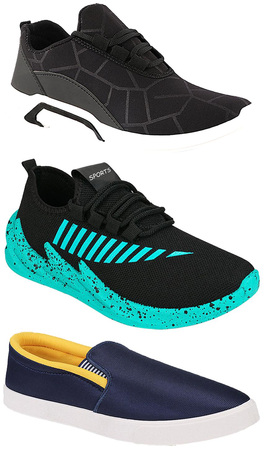 

Birde Men Multi-Color Casual Shoes - BRD-300-BLK BIRDE-52-324-SGRN