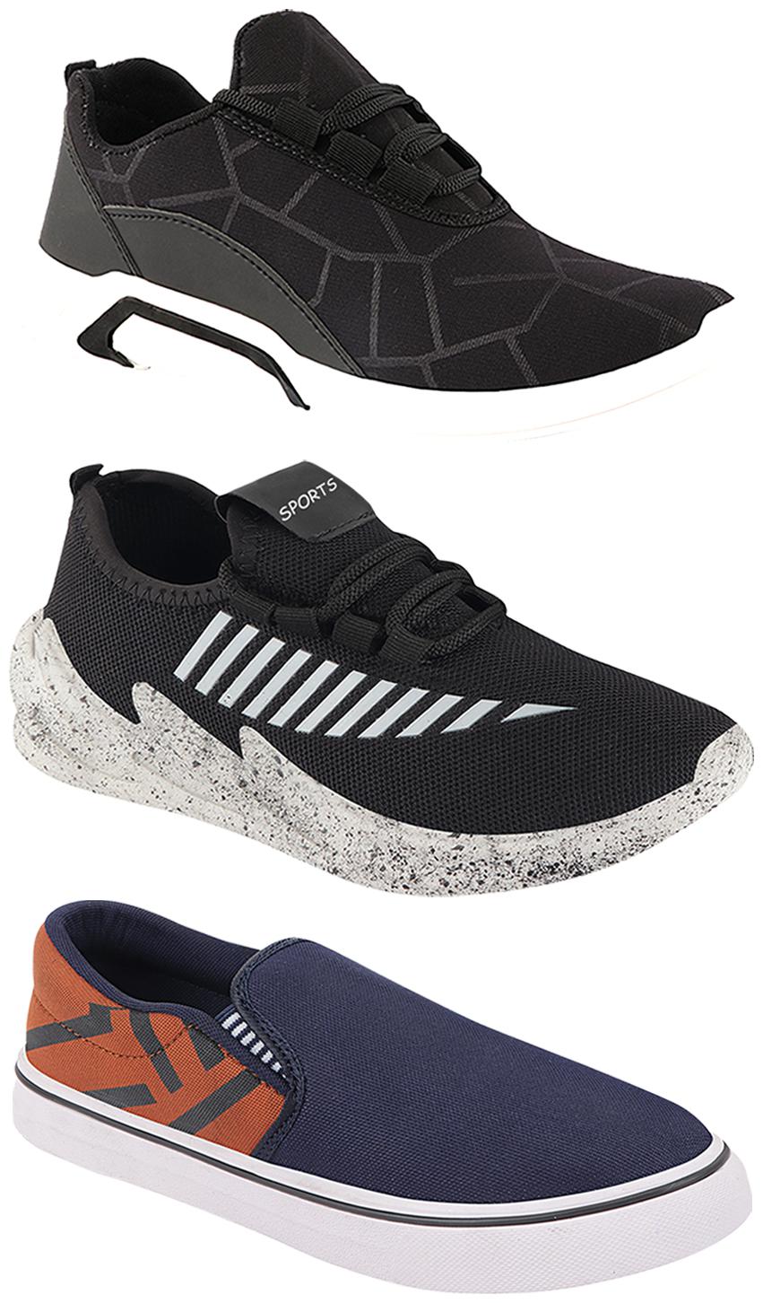 

Birde Men Multi-Color Casual Shoes - BRD-300-BLK-308-TAN-324-GRY
