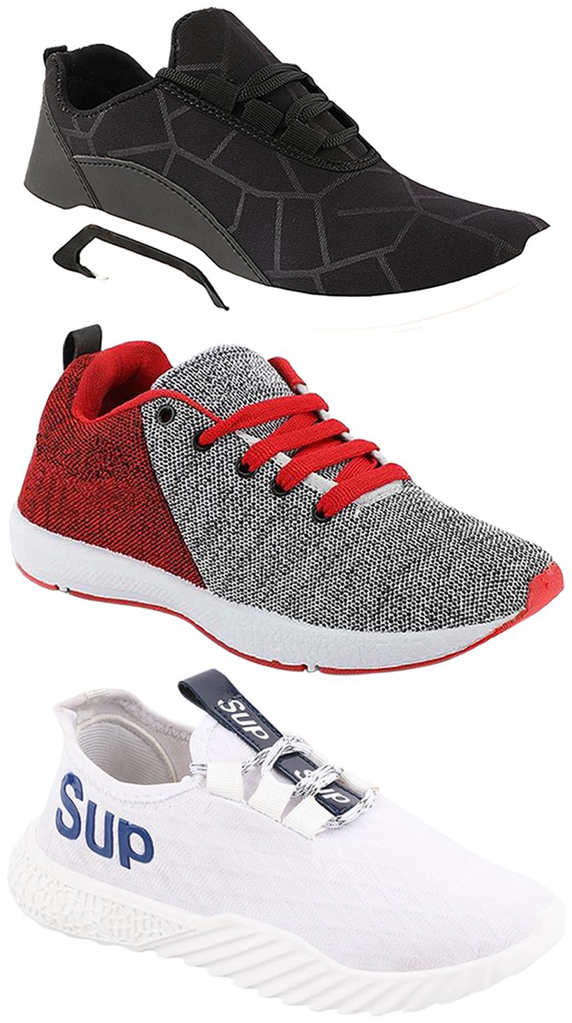

Birde Men Multi-Color Casual Shoes - CASUAL SPORTS SNEAKERS RUNNNING SHOES - BRD-300-BLK-222-385