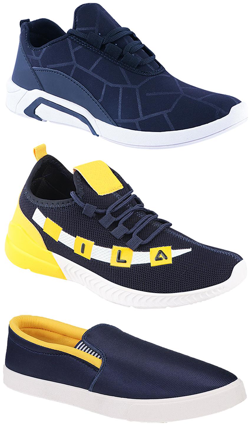 

Birde Men Multi-Color Casual Shoes - CASUAL SPORTS SNEAKERS RUNNNING SHOES - BRD-300-BLU BIRDE-52-330