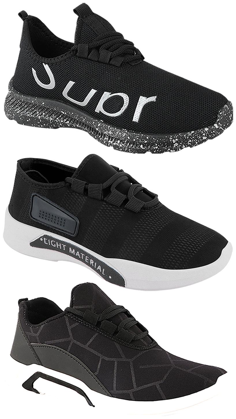 

Birde Men Multi-Color Casual Shoes - BRD-300-BLK-301-BLK-369