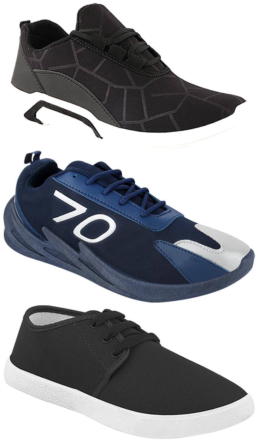 

Birde Men Multi-Color Casual Shoes - CASUAL SPORTS SNEAKERS RUNNNING SHOES - BRD-300-BLK-349-351