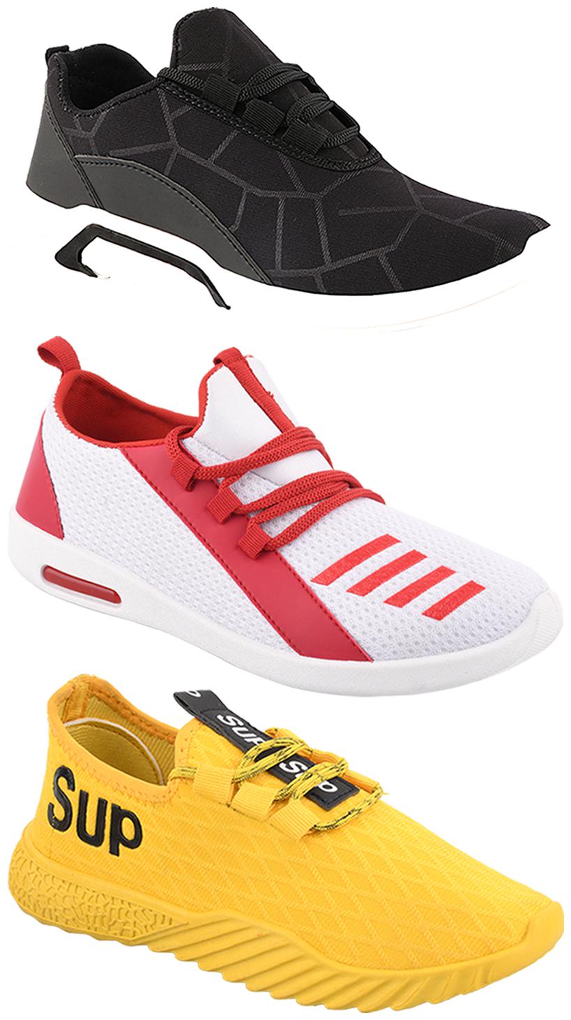 

Birde Men Multi-Color Casual Shoes - CASUAL SPORTS SNEAKERS RUNNNING SHOES - BRD-300-BLK-374-383
