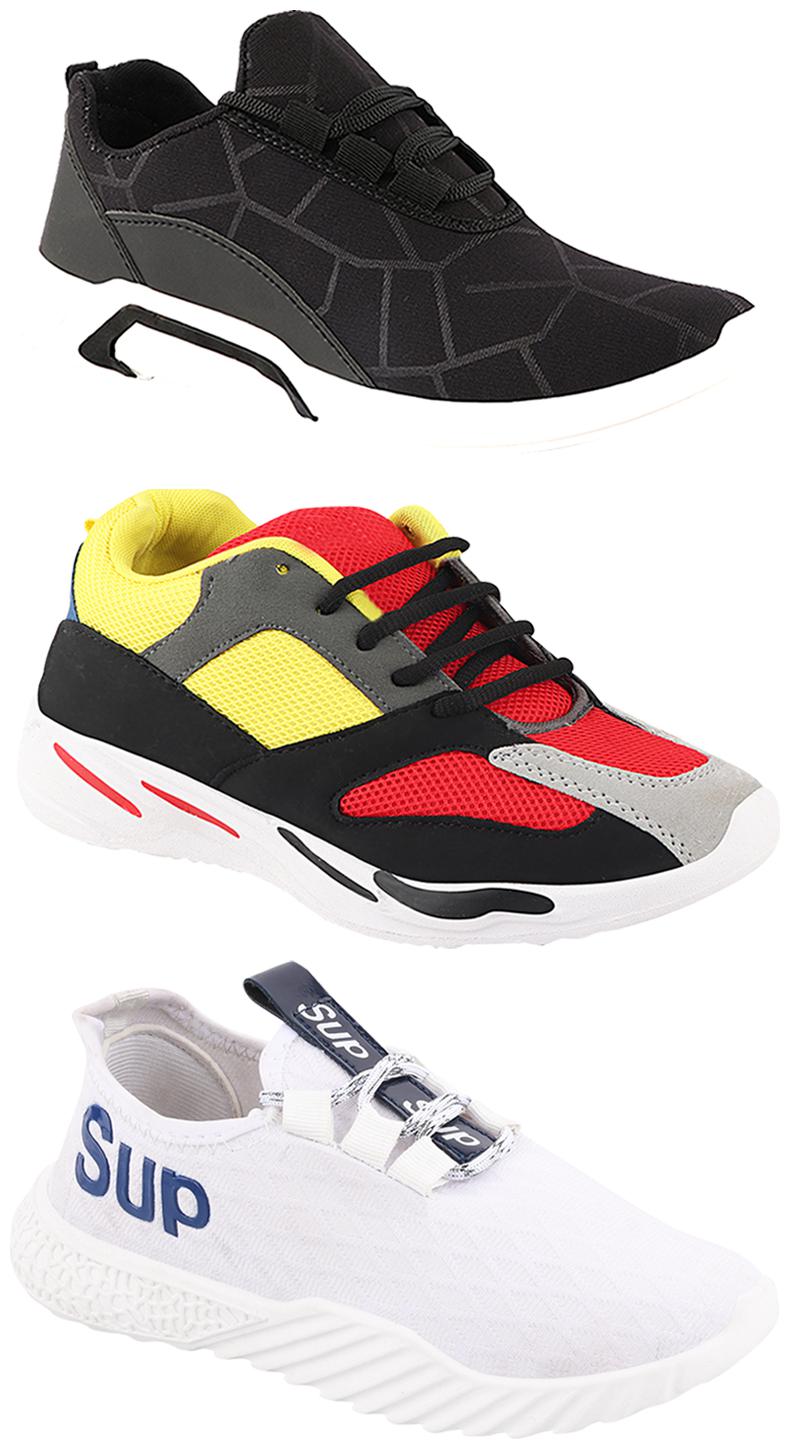 

Birde Men Multi-Color Casual Shoes - CASUAL SPORTS SNEAKERS RUNNNING SHOES - BRD-300-BLK-333-385