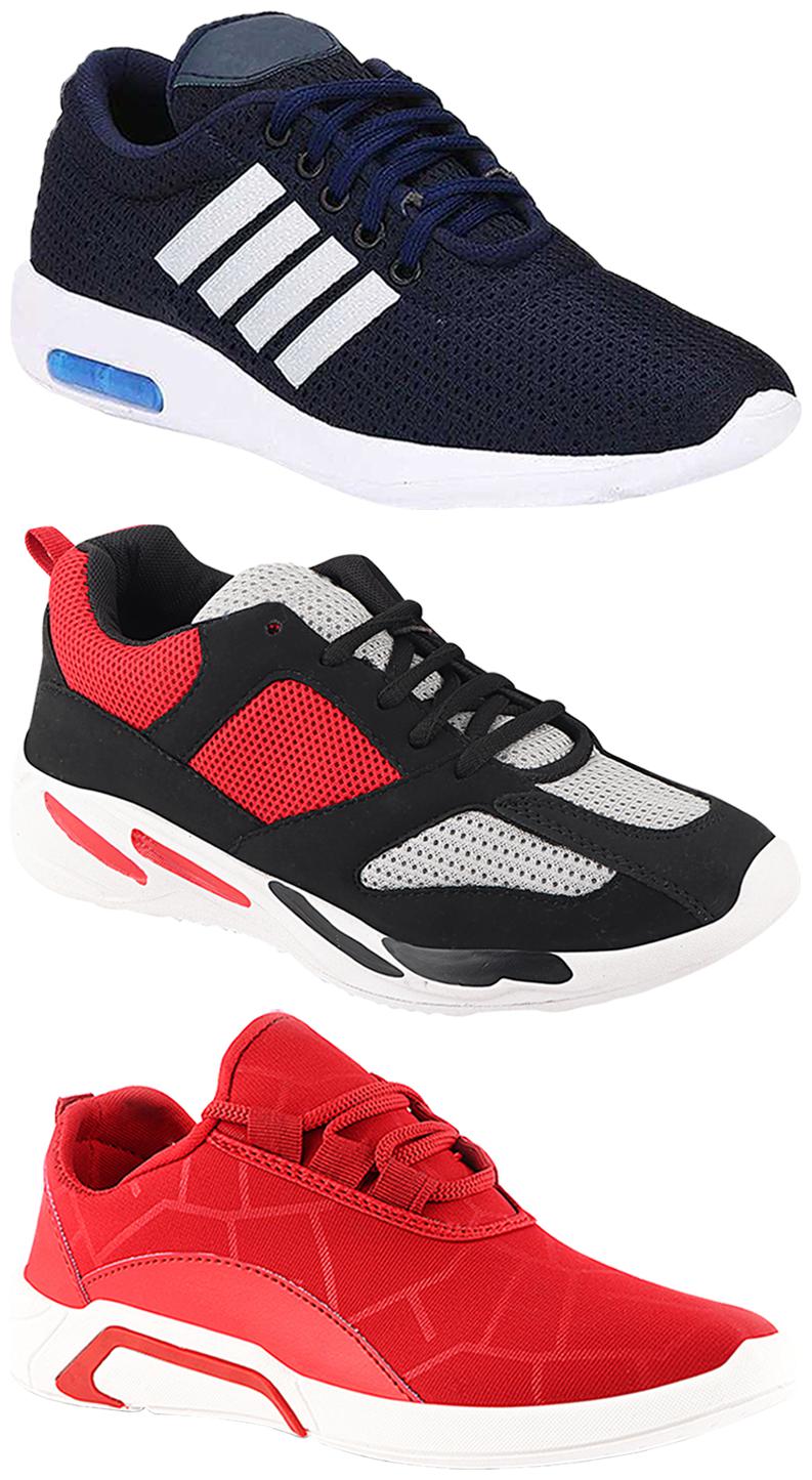 

Birde Men Multi-Color Casual Shoes - CASUAL SPORTS SNEAKERS RUNNNING SHOES - BRD-304-BLU BRD-300-RED BRD-334