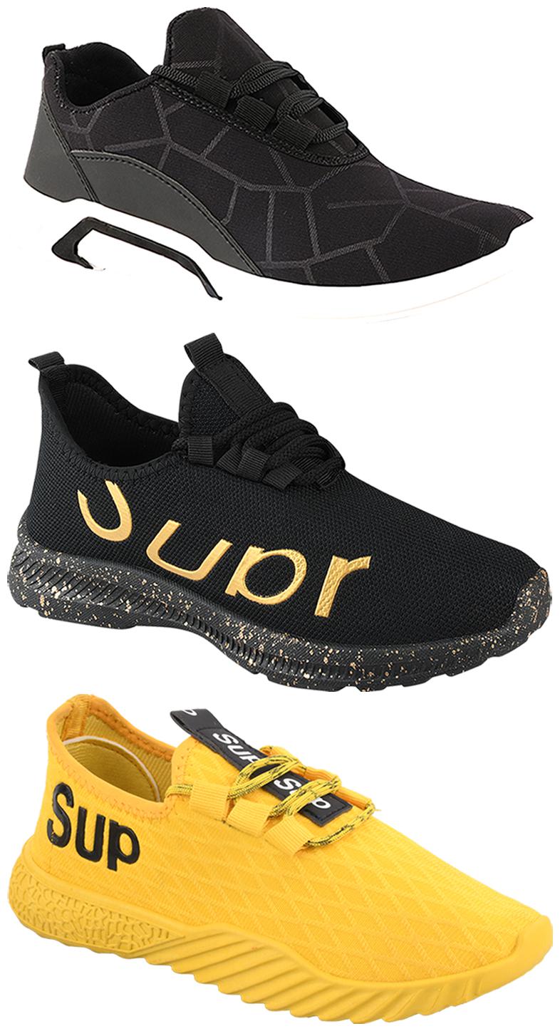 

Birde Men Multi-Color Casual Shoes - CASUAL SPORTS SNEAKERS RUNNNING SHOES - BRD-300-BLK-368-383
