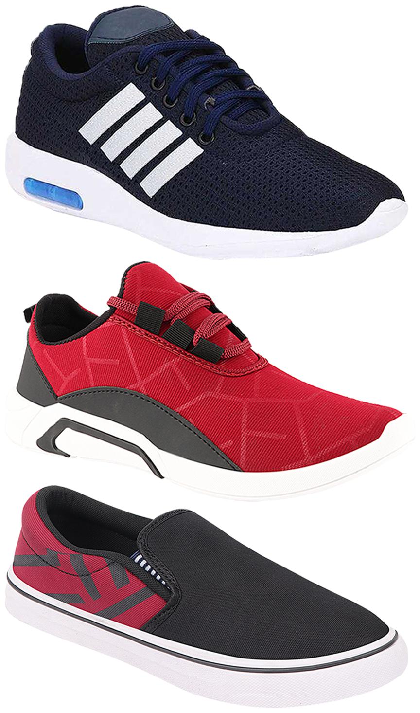 

Birde Men Multi-Color Casual Shoes - BRD-304-BLU BRD-300-CHRY BRD-308-MRN