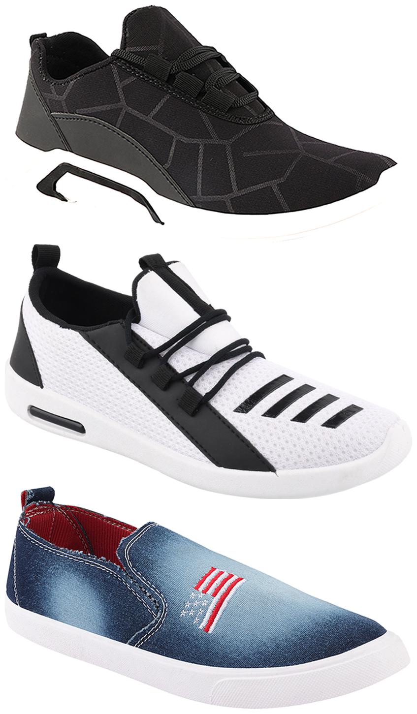 

Birde Men Multi-Color Casual Shoes - BRD-300-BLK-1220-376