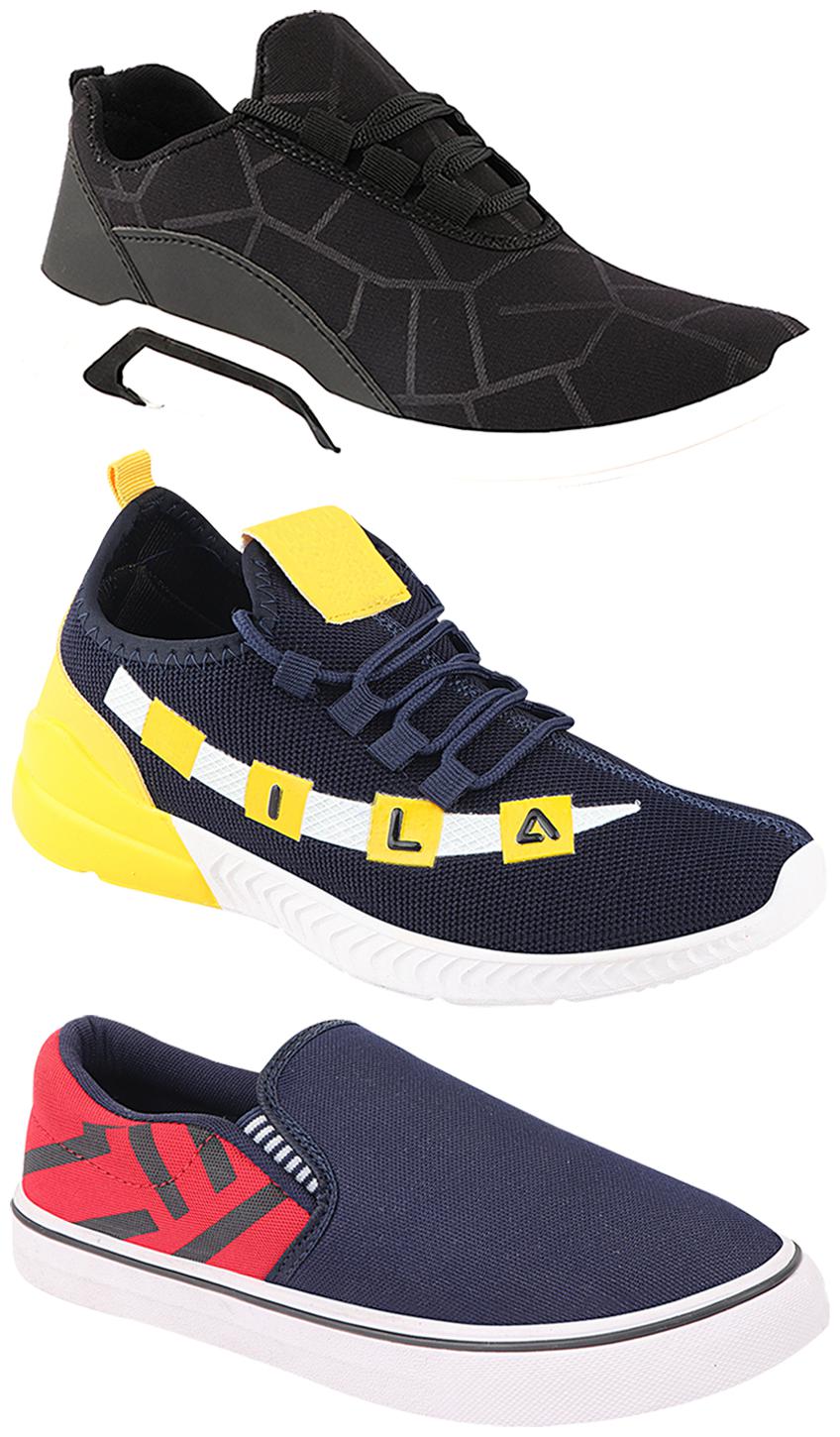 

Birde Men Multi-Color Casual Shoes - CASUAL SPORTS SNEAKERS RUNNNING SHOES - BRD-300-BLK-308-RED-330