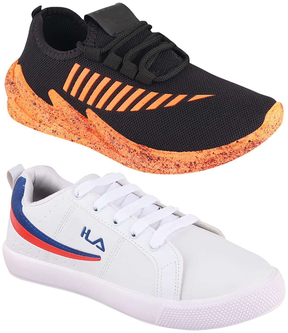 

Birde Multicolor Synthetic Casual Shoes For Men (Pack of 2)