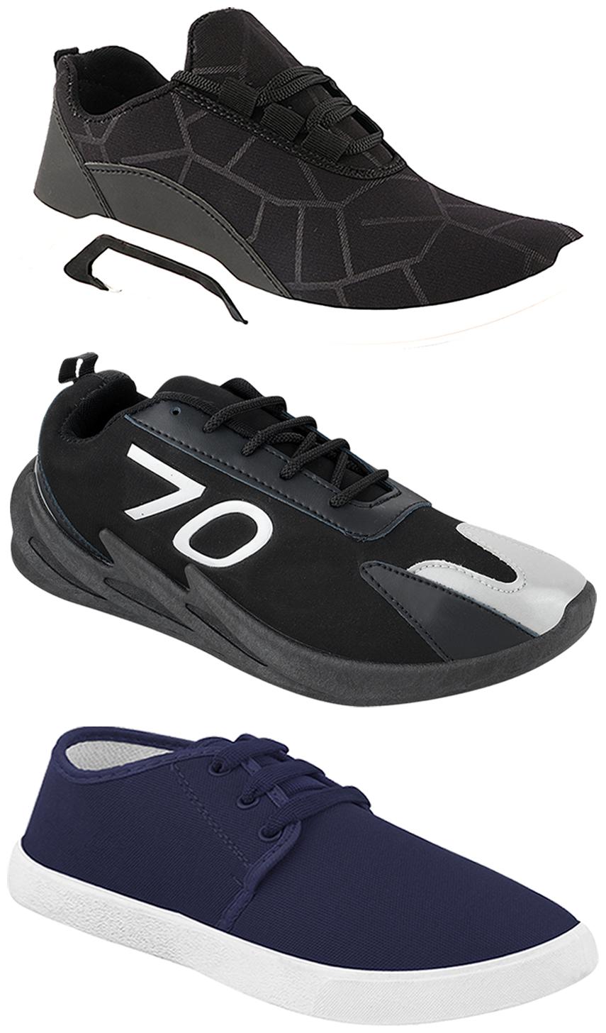 

Birde Men Multi-Color Casual Shoes - CASUAL SPORTS SNEAKERS RUNNNING SHOES - BRD-300-BLK-1078-350