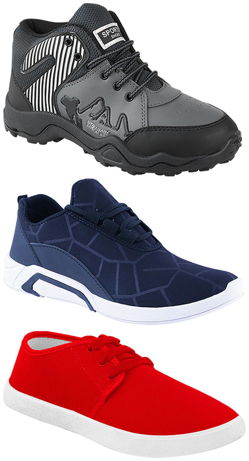 

Birde Men Multi-Color Casual Shoes - BRD-300-BLU-1077-367