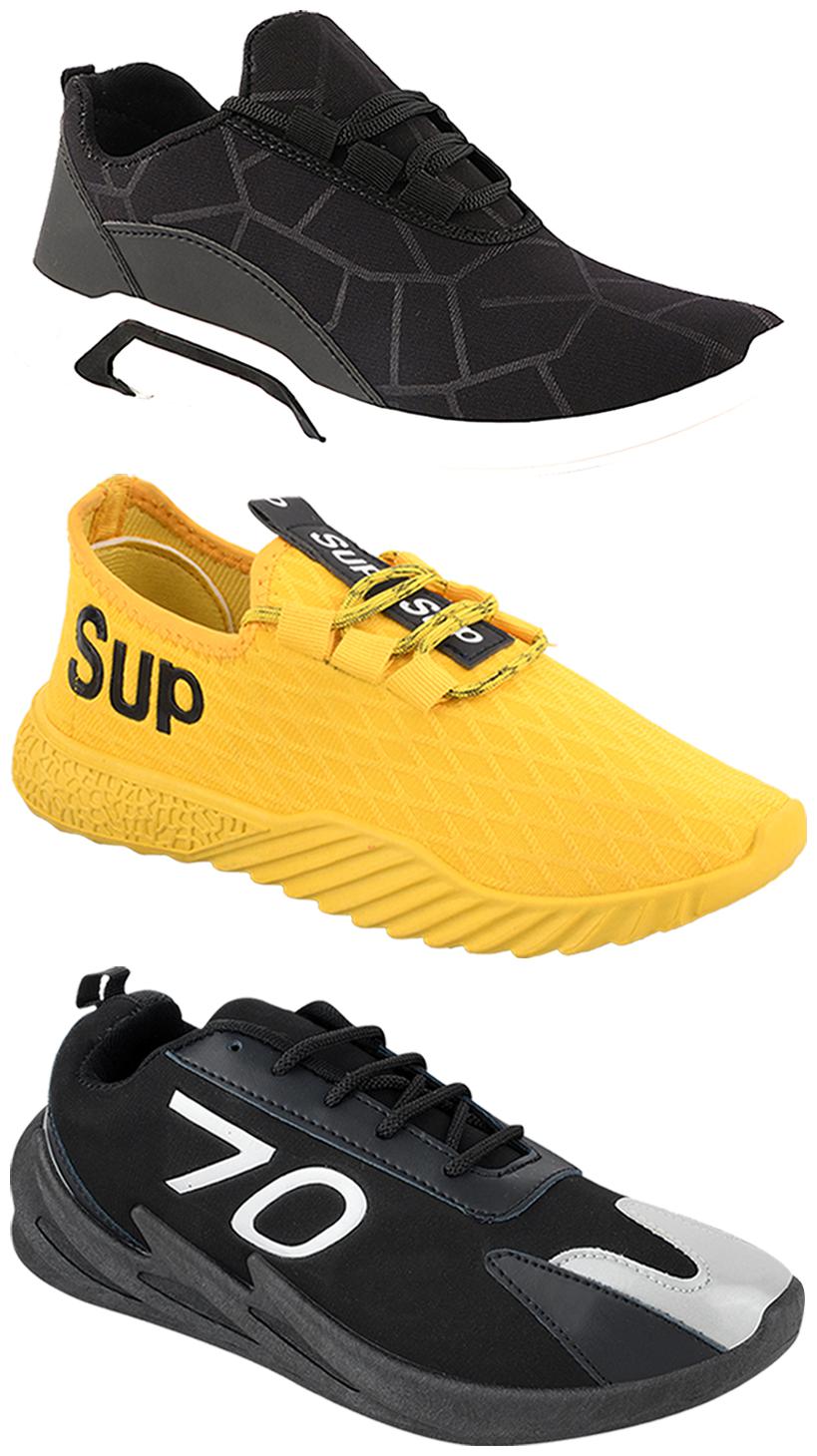 

Birde Men Multi-Color Casual Shoes - CASUAL SPORTS SNEAKERS RUNNNING SHOES - BRD-300-BLK-350-383
