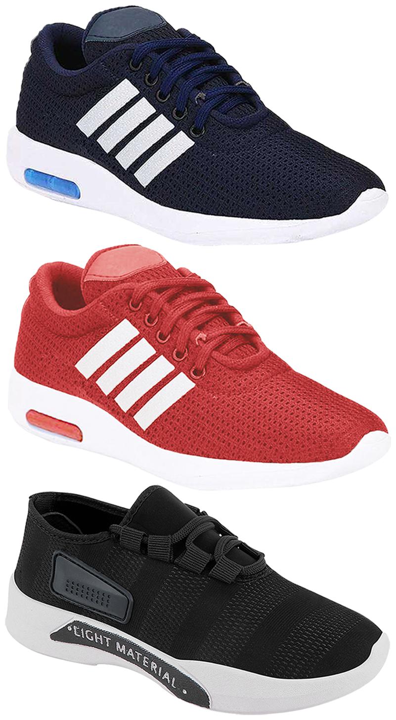 

Birde Men Multi-Color Casual Shoes - BRD-304-BLU BRD-304-RD BRD-301-BLK