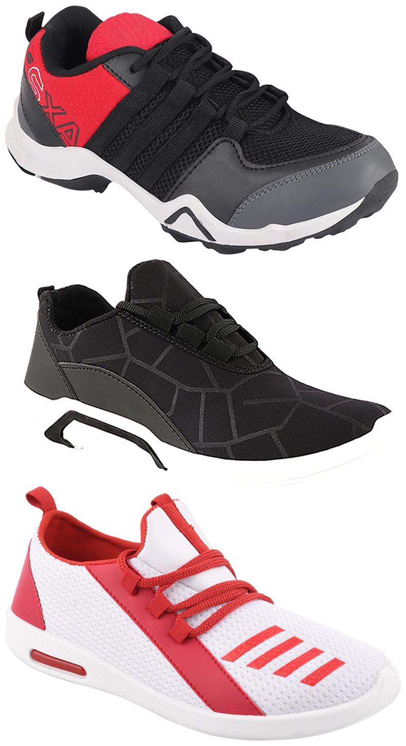 

Birde Men Multi-Color Casual Shoes - BRD-300-BLK AX-2-374