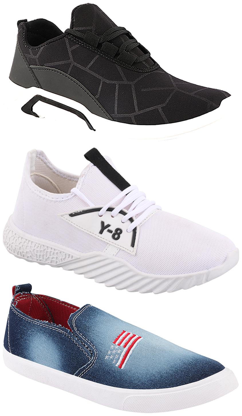 

Birde Men Multi-Color Casual Shoes - BRD-300-BLK-1220-377