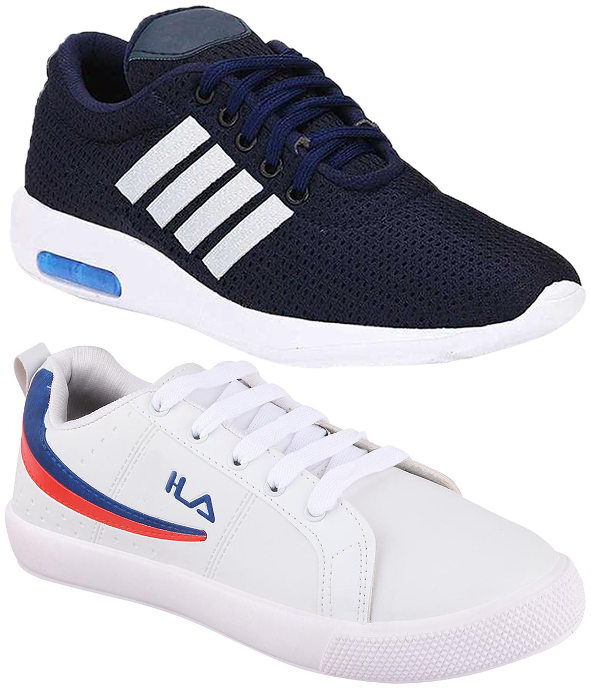 

Birde Multicolor Synthetic Casual Shoes For Men (Pack of 2)