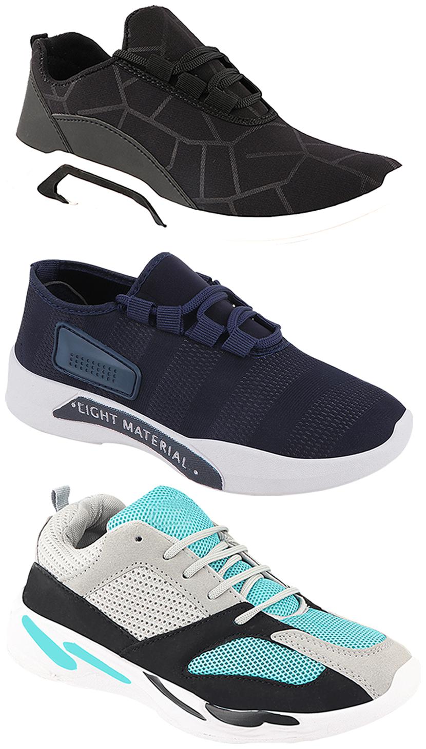 

Birde Men Multi-Color Casual Shoes - CASUAL SPORTS SNEAKERS RUNNNING SHOES - BRD-300-BLK-301-BLU-332