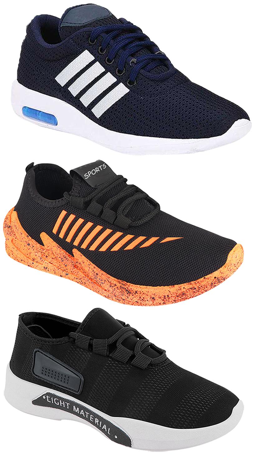 

Birde Men Multi-Color Casual Shoes - BRD-304-BLU BRD-301-BLK BRD-324-ORNG