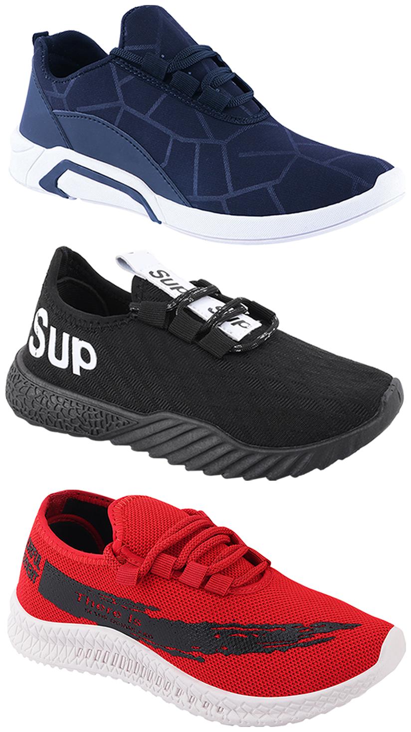 

Birde Men Multi-Color Casual Shoes - CASUAL SPORTS SNEAKERS RUNNNING SHOES - BRD-300-BLU-321-384