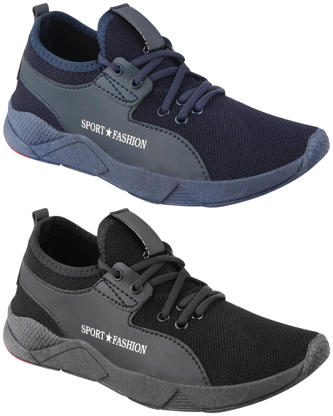 

Birde Multicolor Mesh Casual Shoes For Men (Pack of 2)
