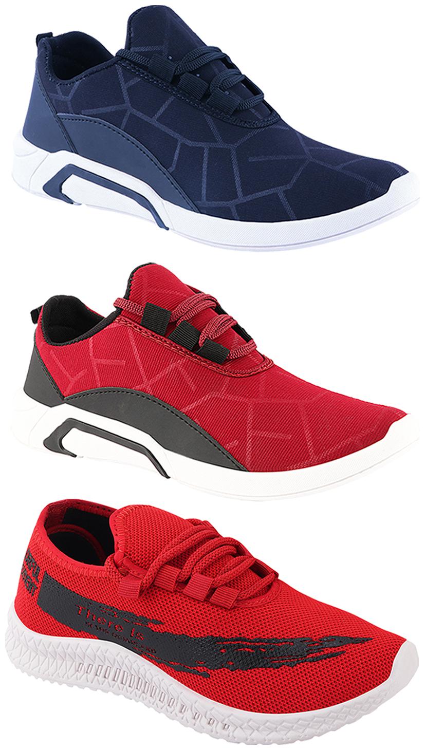 

Birde Men Multi-Color Casual Shoes - BRD-300-BLU-300-CHRY-321