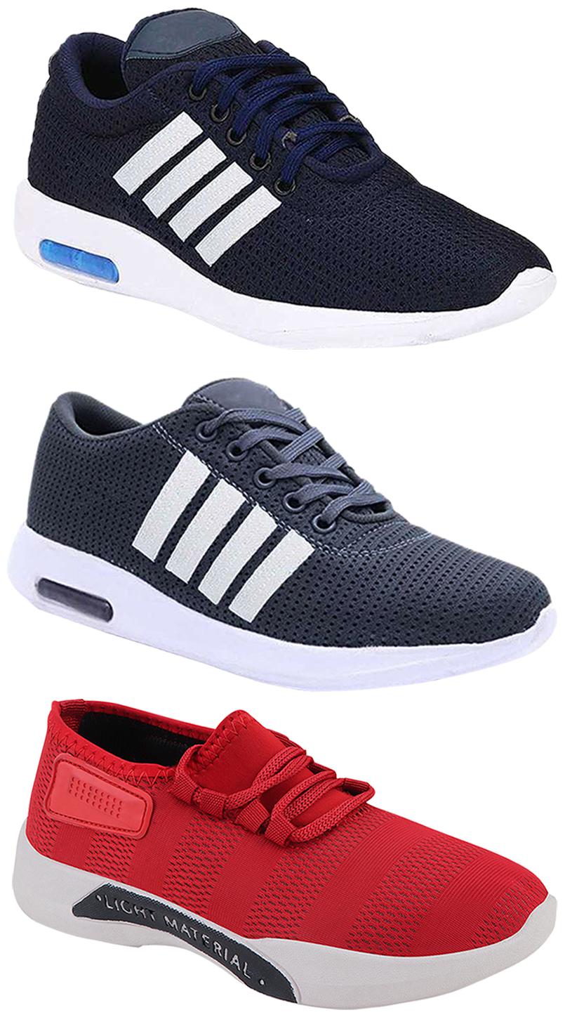 

Birde Men Multi-Color Casual Shoes - BRD-304-BLU BRD-304-GRY BRD-301-RD
