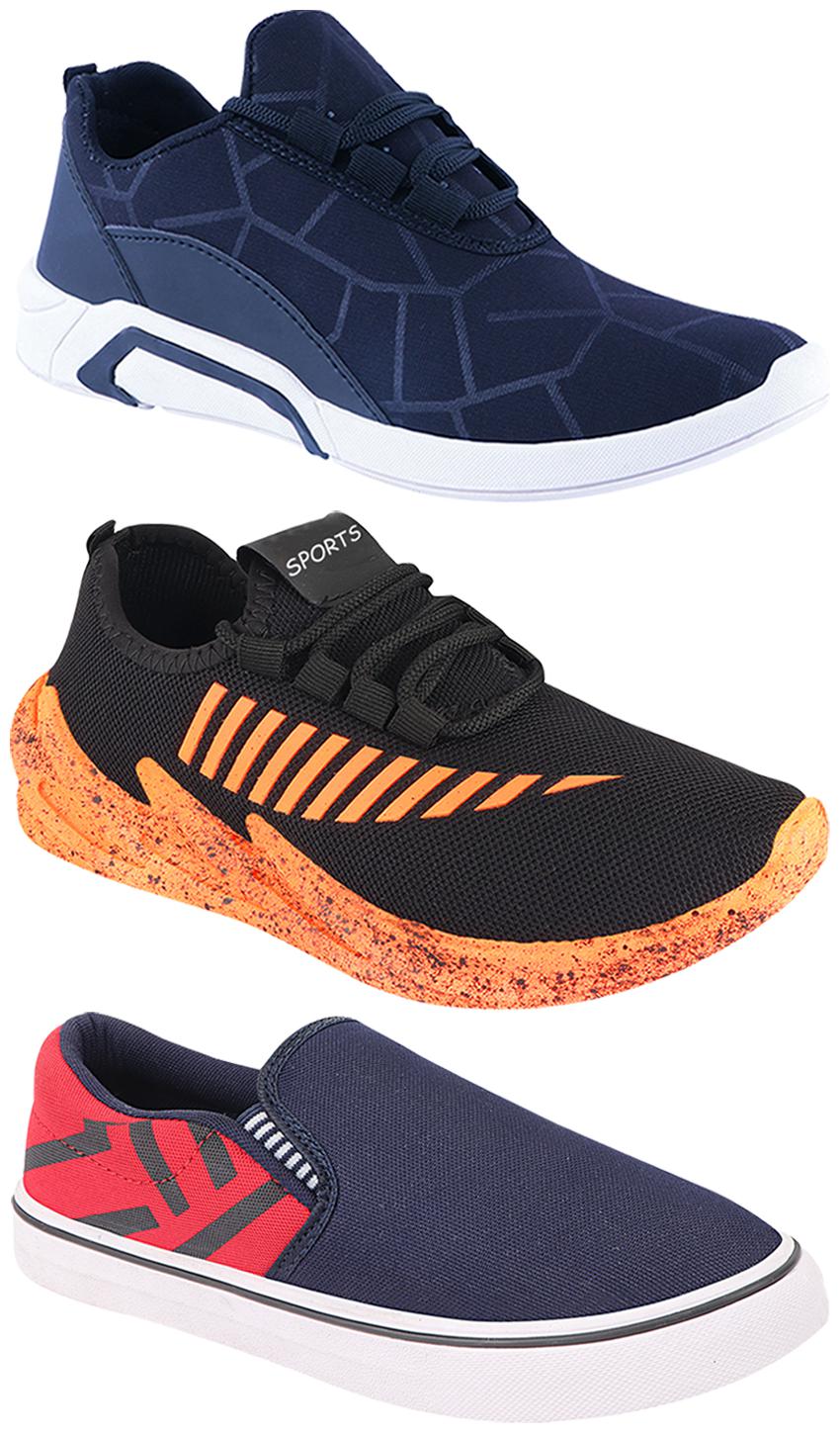 

Birde Men Multi-Color Casual Shoes - BRD-300-BLU-308-RED-324-ORNG