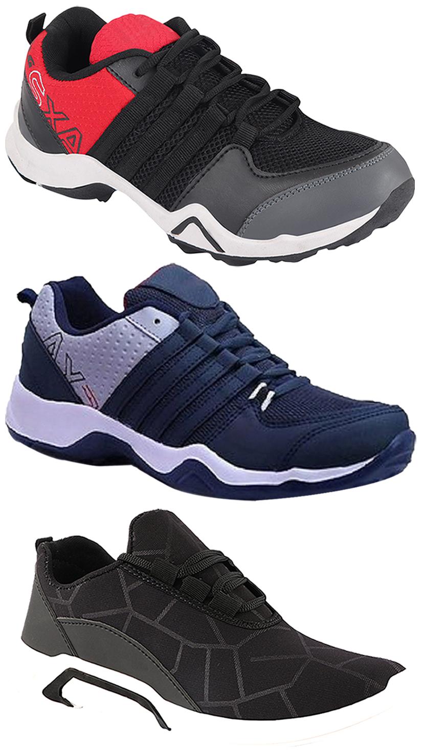 

Birde Men Multi-Color Casual Shoes - BRD-300-BLK AX-1 AX-2