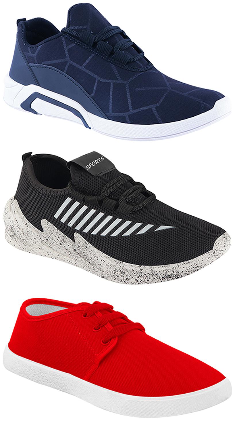 

Birde Men Multi-Color Casual Shoes - BRD-300-BLU-1077-324-GRY