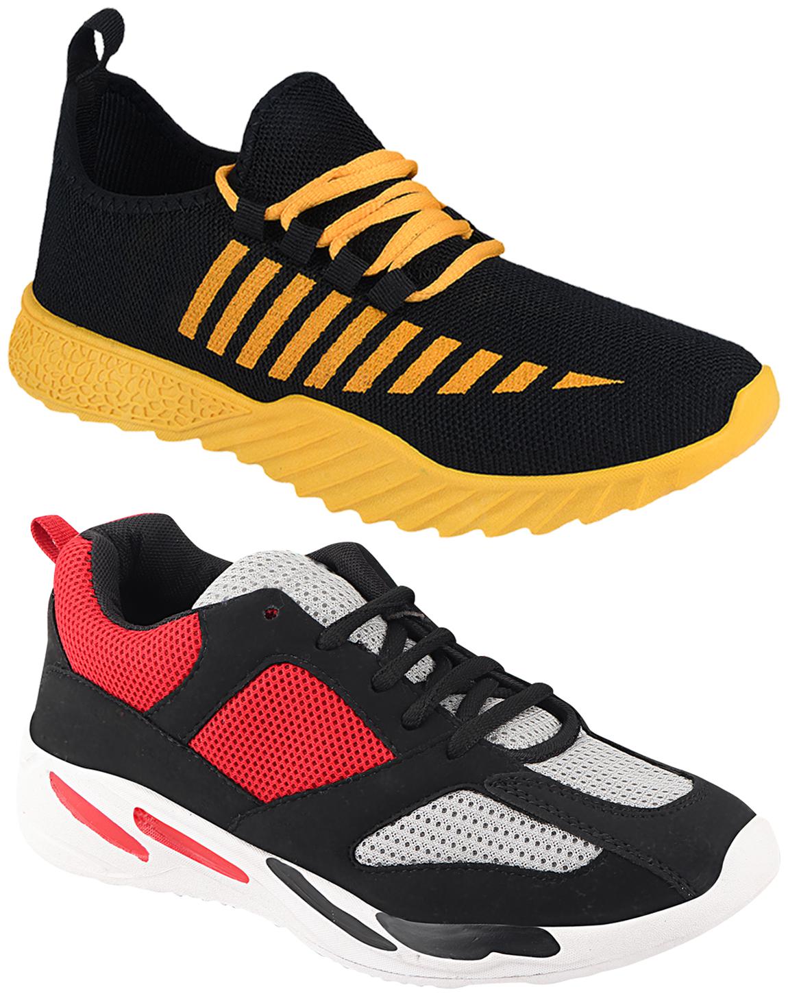 

Birde Multicolor Mesh Casual Shoes For Men (Pack of 2)
