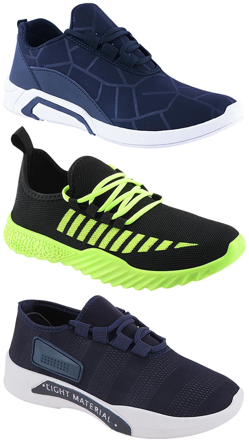

Birde Men Multi-Color Casual Shoes - BRD-300-BLU-301-BLU-361